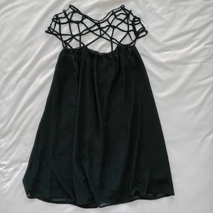 Lulu’s Strappy Little Black Dress